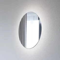 Nowodvorski Lighting LED-speil Ring L, Ø 39 cm, glass, varmhvit| Møbel Og Interiør