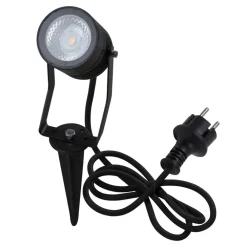 Heitronic LED-spot med jordspyd Pasas, svingbar| Utespotter