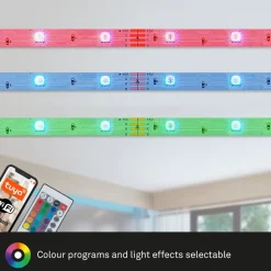 Briloner LED-Strip Bendo S RGB-fjernkontroll, lengde 500 cm| Lysstriper