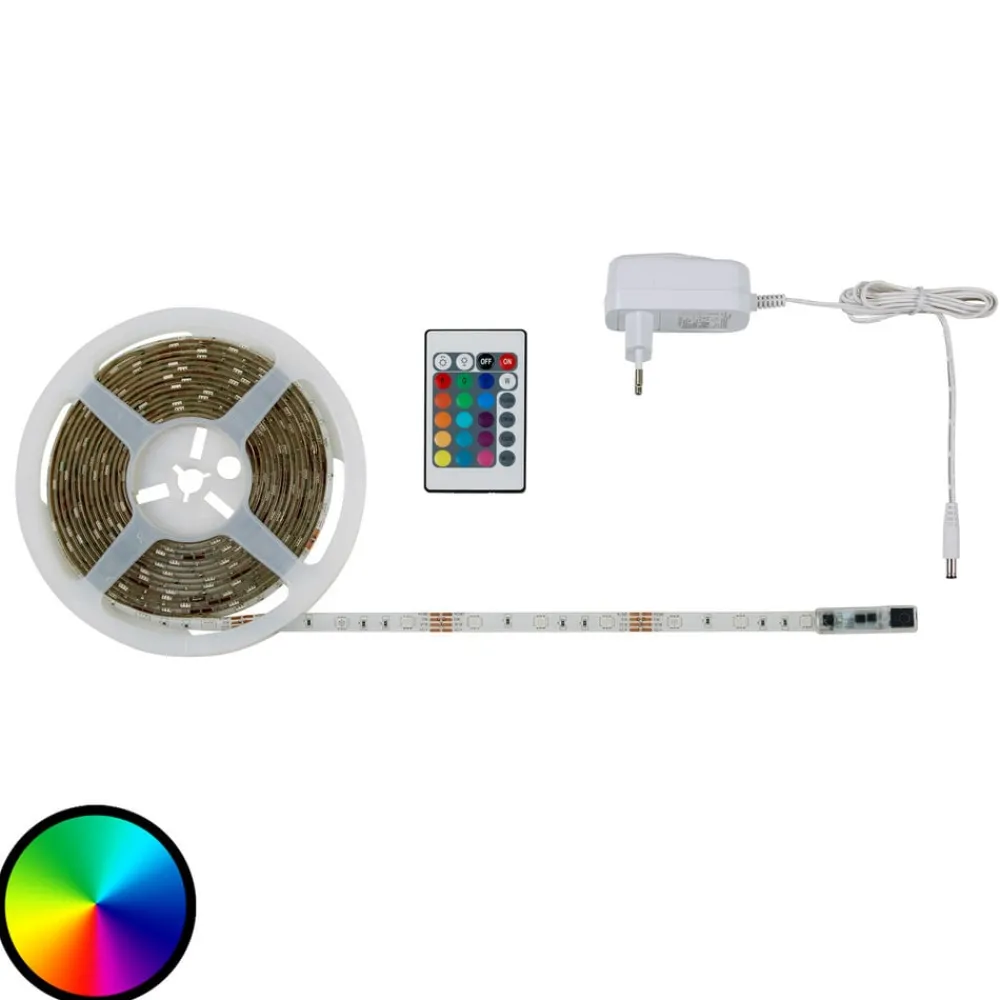 Briloner LED-Strip Flow, RGB, selvklebende| Lysstriper
