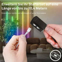 Briloner LED-stripe Pimp your panel, startsett, RGBW, lengde 2,6 m| Lysstriper