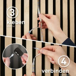 Briloner LED-stripe Pimp your panel, forlengelsessett, RGBW, lengde 2,6 m Best