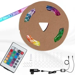 Briloner LED-stripe Superline fjernkontroll 10m RGB IP44| Lysstriper