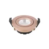 Sigor LED-takinnbyggingsspot Diled, Ø 8,5 cm, 6 W, 3000 K, rosé| Downlights|Spotter I Tak