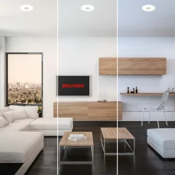 Briloner LED-takinnfellingslampe 748 IP44 CCT Switch Ø 12cm Sale