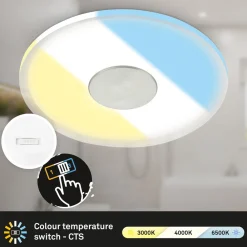 Briloner LED-takinnfellingslampe 748 IP44 CCT Switch Ø 12cm Sale