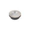 Sigor LED-takinnfellingsspot Diled, Ø 6,7 cm, 3000 K, stål Best