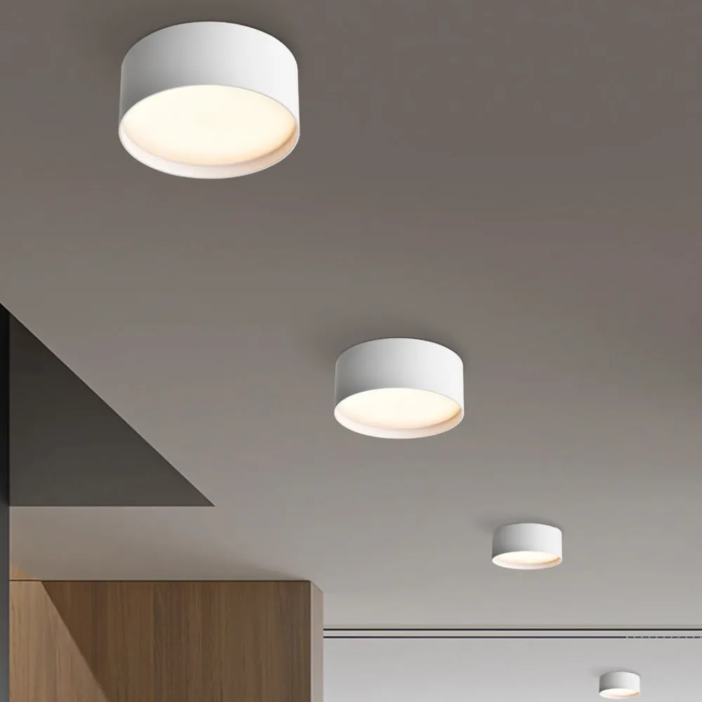 CMD LED-taklampe 9194, Ø 15 cm, hvit, IP44, metall Hot