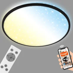 Briloner LED-taklampe Ivy Sky S, stjernedekor, Ø 33 cm Best