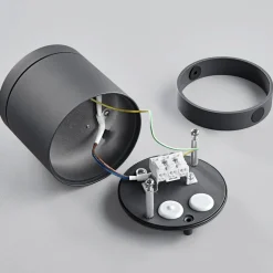 Heitronic LED-taklampe Negro for utebruk| Taklamper Utendørs