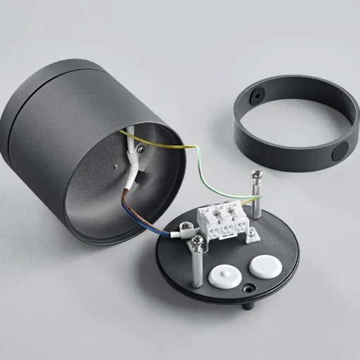 Heitronic LED-taklampe Negro for utebruk| Taklamper Utendørs