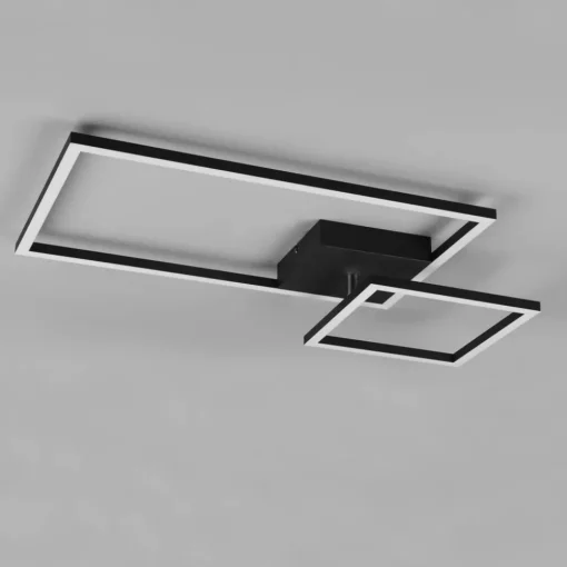 Reality Leuchten LED-taklampe Padella svingbar 4 000 K svart| Led-Innendørs