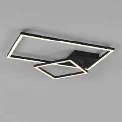 Reality Leuchten LED-taklampe Padella svingbar 4 000 K svart| Led-Innendørs