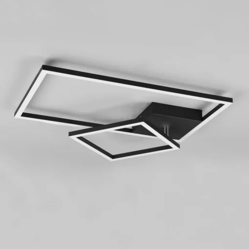 Reality Leuchten LED-taklampe Padella svingbar 4 000 K svart| Led-Innendørs