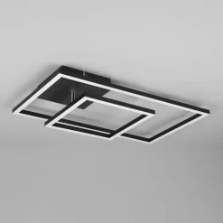 Reality Leuchten LED-taklampe Padella svingbar 4 000 K svart| Led-Innendørs