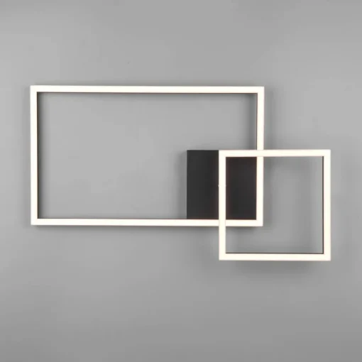 Reality Leuchten LED-taklampe Padella svingbar 4 000 K svart| Led-Innendørs