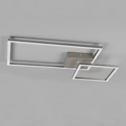 Reality Leuchten LED-taklampe Padella, svingbar, 4 000 K, nikkel| Taklamper