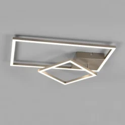 Reality Leuchten LED-taklampe Padella, svingbar, 4 000 K, nikkel| Taklamper
