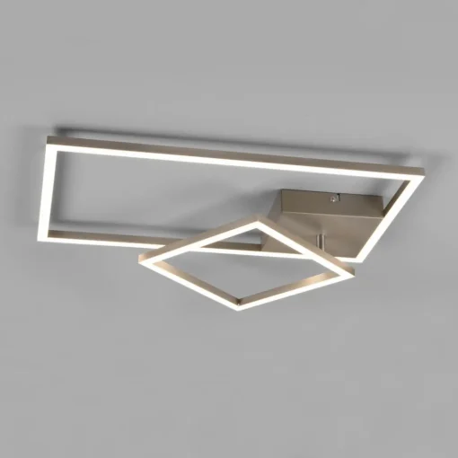Reality Leuchten LED-taklampe Padella, svingbar, 4 000 K, nikkel| Taklamper