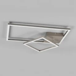 Reality Leuchten LED-taklampe Padella, svingbar, 4 000 K, nikkel| Taklamper