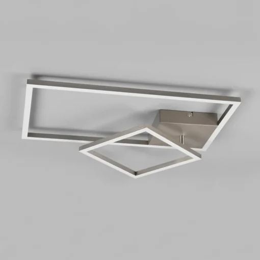 Reality Leuchten LED-taklampe Padella, svingbar, 4 000 K, nikkel| Taklamper