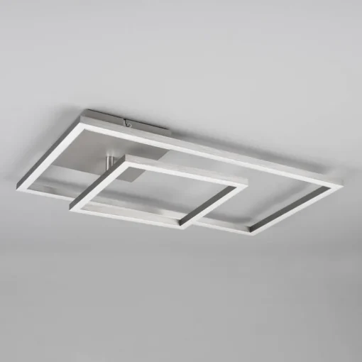 Reality Leuchten LED-taklampe Padella, svingbar, 4 000 K, nikkel| Taklamper