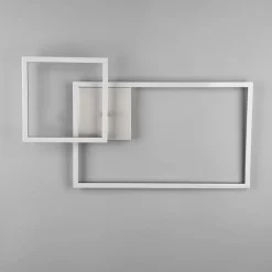 Reality Leuchten LED-taklampe Padella, svingbar, 4 000 K, nikkel| Taklamper