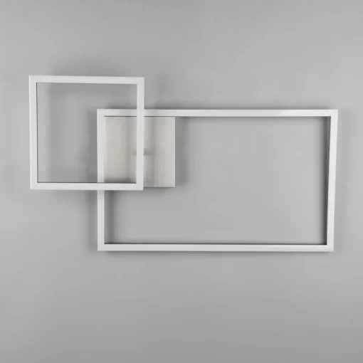 Reality Leuchten LED-taklampe Padella, svingbar, 4 000 K, nikkel| Taklamper