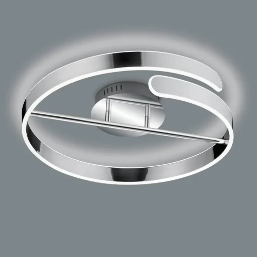 Reality Leuchten LED-taklampe Parma bryterdimmer 37 W 4 000 K krom| Design- Og Hotellbelysning|Kontorbelysning