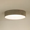 Duolla LED-taklampe Plafond, Bouclé grå, Ø 45 cm, 3-trinns dimbar Hot