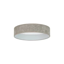 Duolla LED-taklampe Plafond, Bouclé grå, Ø 45 cm, 3-trinns dimbar Hot