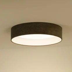 Duolla LED-taklampe Plafond, ledning mørkegrå, Ø 45 cm 3-trinns dimbar Best