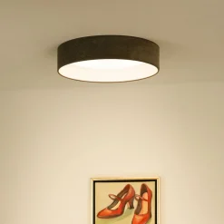 Duolla LED-taklampe Plafond, ledning mørkegrå, Ø 45 cm 3-trinns dimbar Best