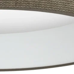 Duolla LED-taklampe Plafond, ledning mørkegrå, Ø 45 cm 3-trinns dimbar Best