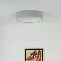 Duolla LED-taklampe Plafond, Soro lysegrå, Ø 45 cm, 3-trinns dimbar| Taklamper