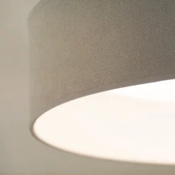 Duolla LED-taklampe Plafond, Soro lysegrå, Ø 45 cm, 3-trinns dimbar| Taklamper