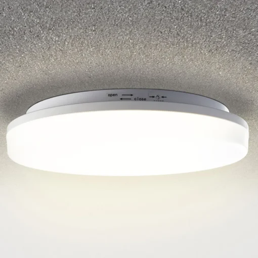 Heitronic LED-taklampe Pronto, kantet, sensor Online