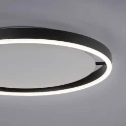 JUST LIGHT. GmbH LED-taklampe Ritus, Ø 39,3 cm, antrasitt| Design- Og Hotellbelysning|Led-Innendørs