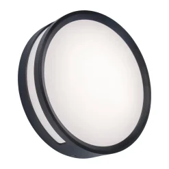 LUTEC LED-taklampe Rola, utendørs, antrasitt, Ø 18 cm Hot