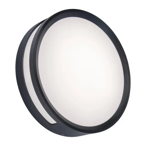 LUTEC LED-taklampe Rola, utendørs, antrasitt, Ø 18 cm Hot