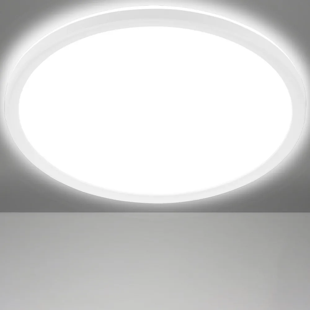 Briloner LED-taklampe Slim, rund, 42 cm Outlet