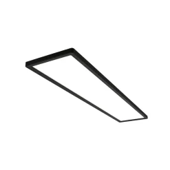 Briloner LED-taklampe Tava, svart, plast, 98 cm, bakgrunnsbelysning| Kontorbelysning