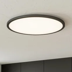 Brilliant LED-taklampe Tuco CCT, dimbar, svart Ø 50 cm| Design- Og Hotellbelysning|Led-Innendørs