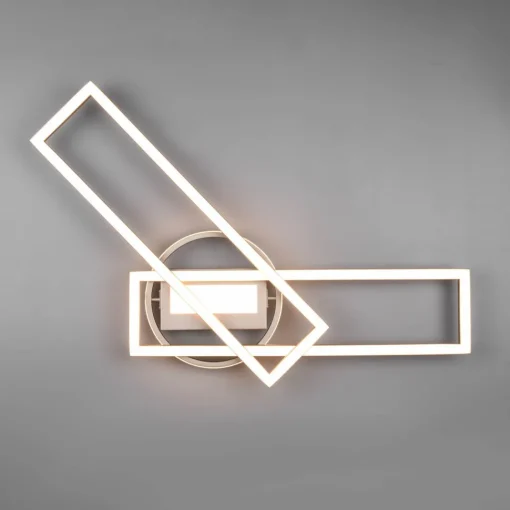 Reality Leuchten LED-taklampe Twister roterbar fjernkontroll nikkel Sale
