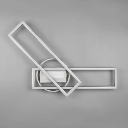 Reality Leuchten LED-taklampe Twister roterbar fjernkontroll nikkel Sale