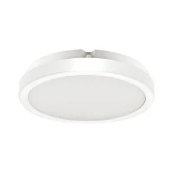 Milagro Lighting LED-taklampe Vera, hvit, plast, Ø 22 cm, IP65 Clearance