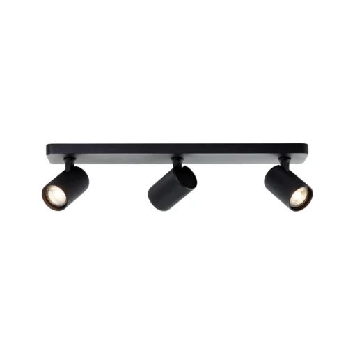 Brilliant LED-takspot Marty, lengde 53 cm, sandsvart, 3 lys. New