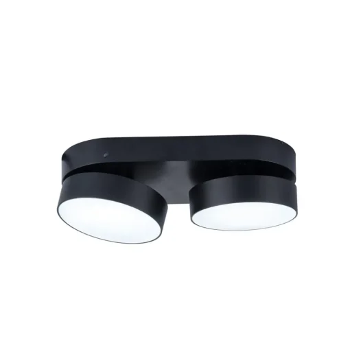 LUTEC LED-takspot Stanos, CCT, 2 lyskilder, svart| Smarthus Belysning