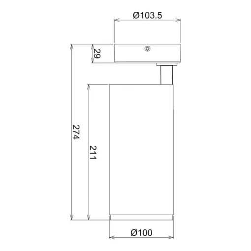 Deko-Light LED-takstrahler Lucea, justerbar, 30 W hvit New