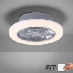 JUST LIGHT. GmbH LED-takvifte Leonard Ø50cm, seriebryter New